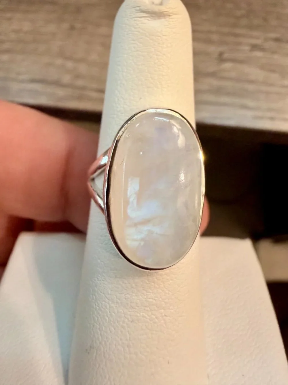 Sterling Silver Moonstone ring